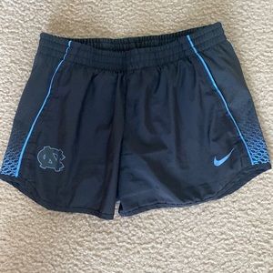 UNC Nike Dri Fit Womens small shorts
